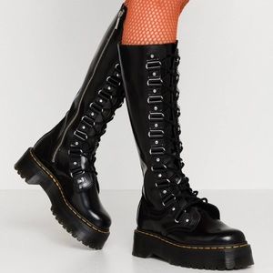knee high doc martins